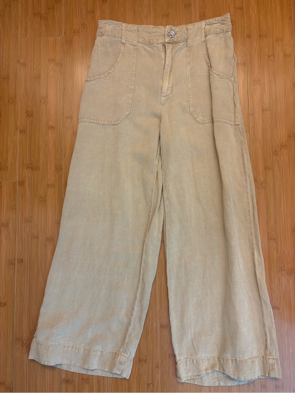 Joie Women Wide-Leg Pants in Light Beige